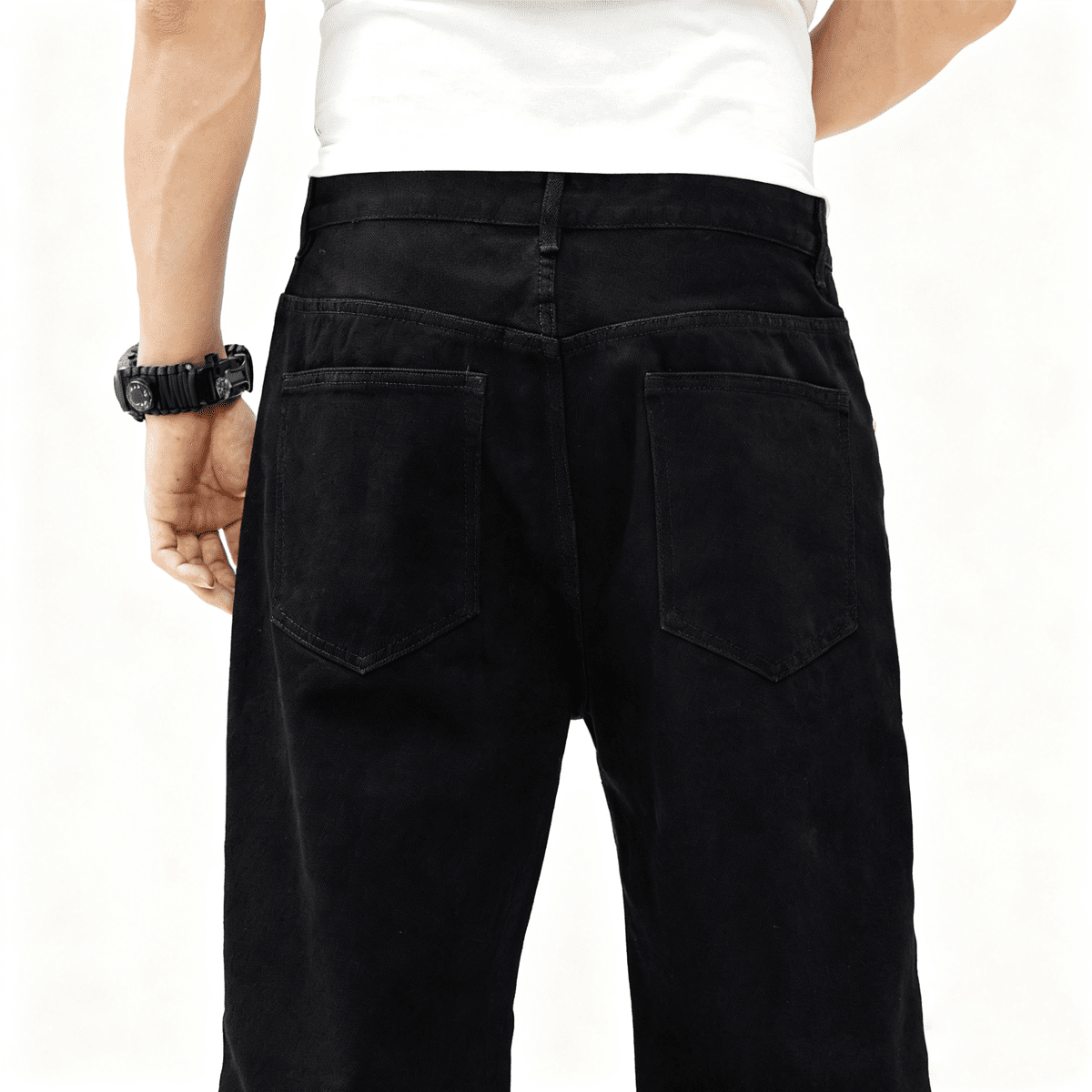 Unisex Relaxed Fit Straight-Leg Denim Jeans