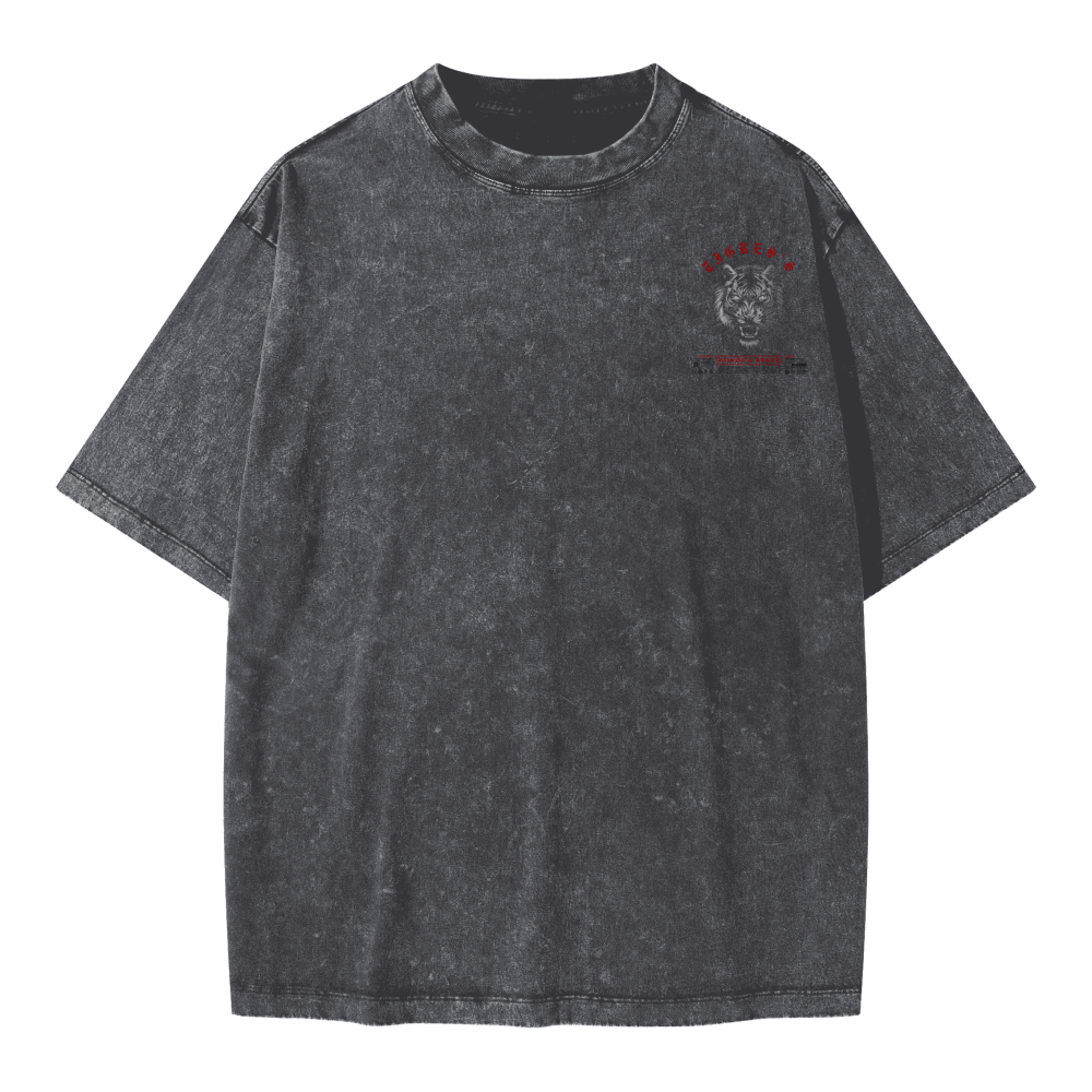 A6 Tigres’s Unisex Oversized Snow Wash T-shirt(285GSM)