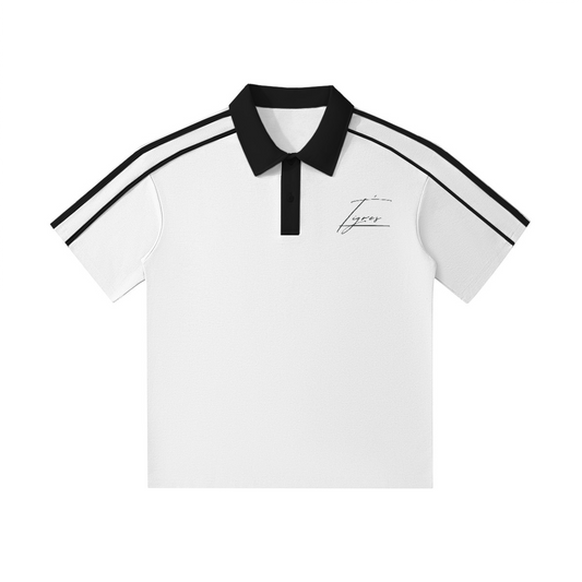 Unisex Contrast Collar Short-Sleeve Polo Shirt（240GSM）