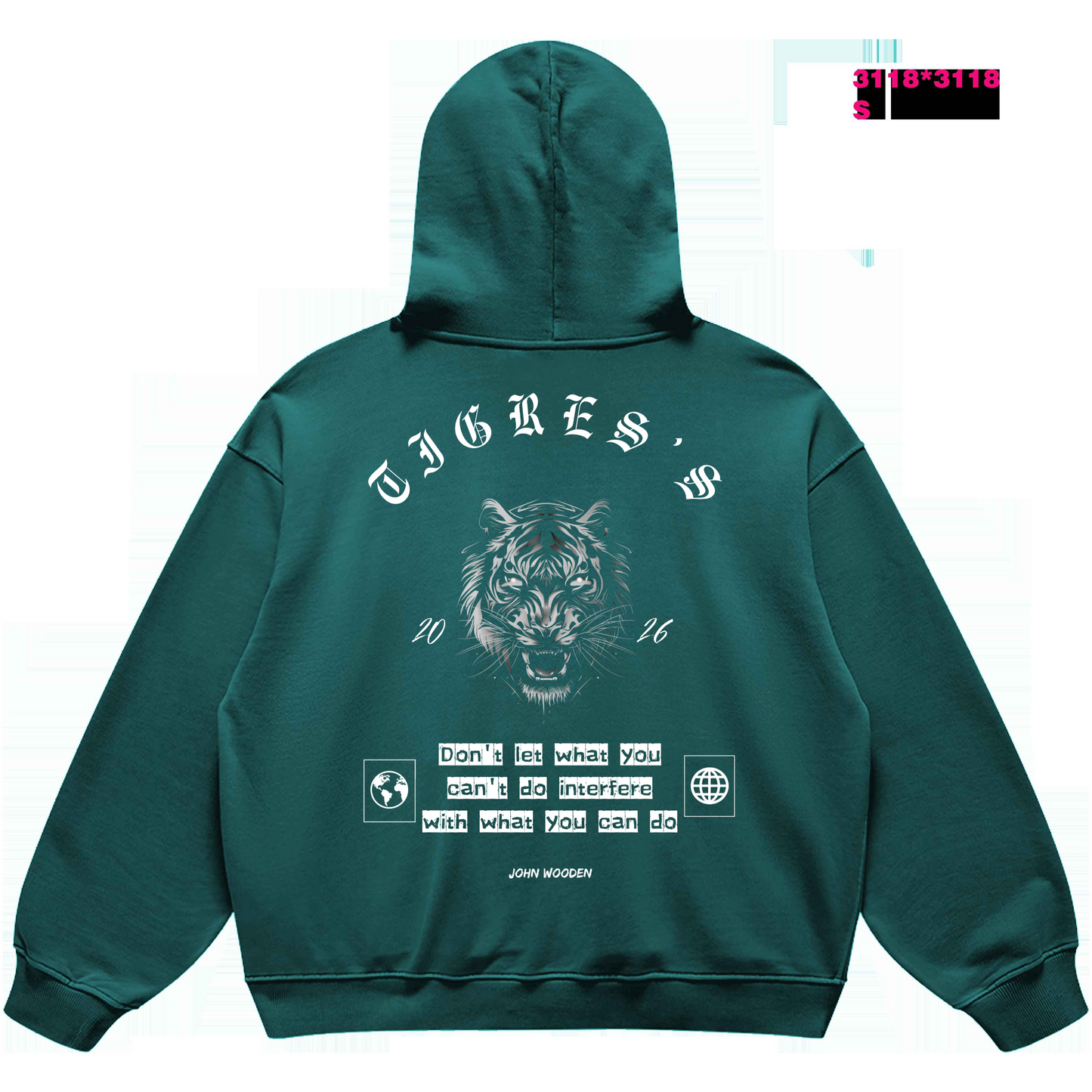 Unisex Super Heavyweight Oversized Retro Hoodie(440GSM)