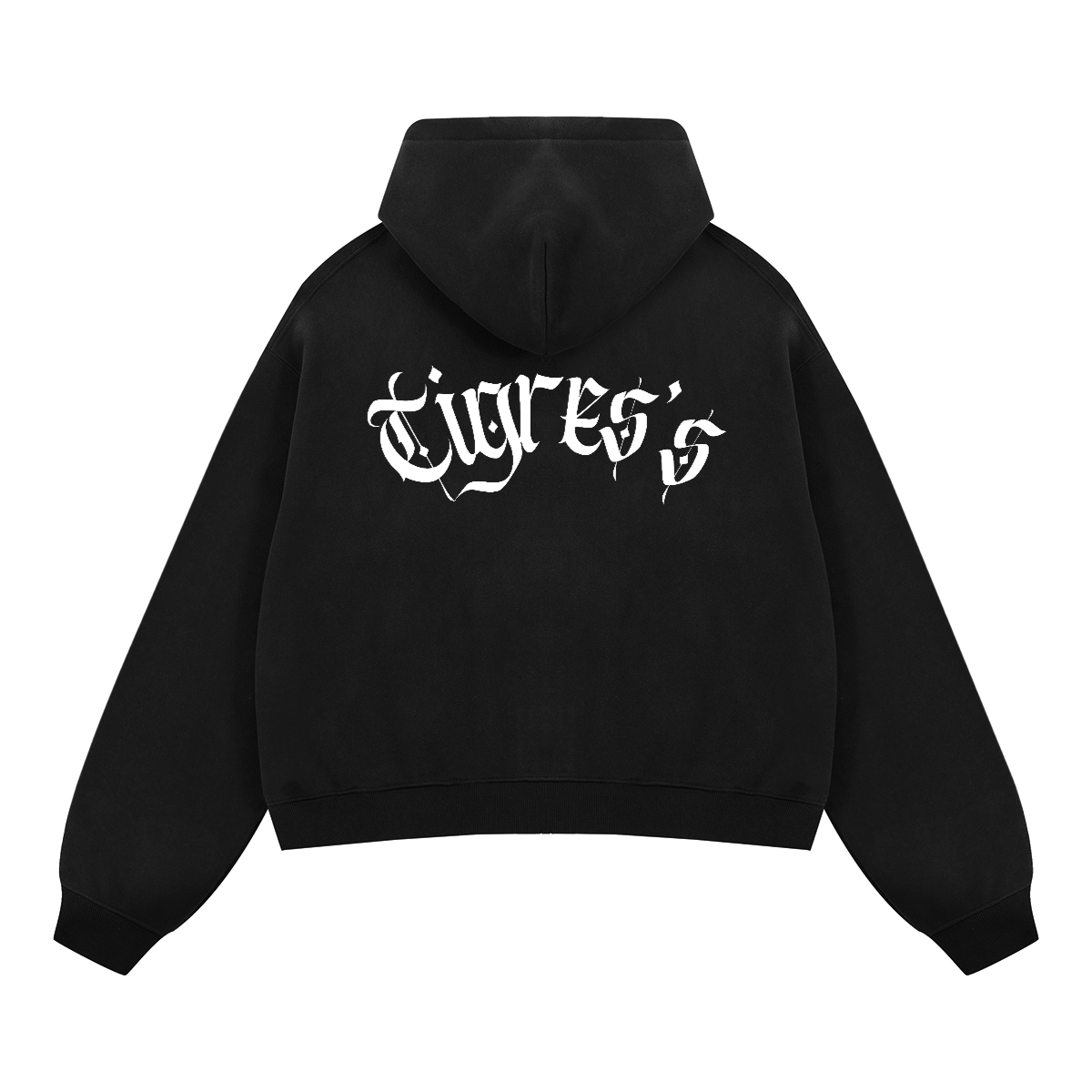 Unisex Boxy Cropped Fleece Zip-up Hoodie(380GSM)