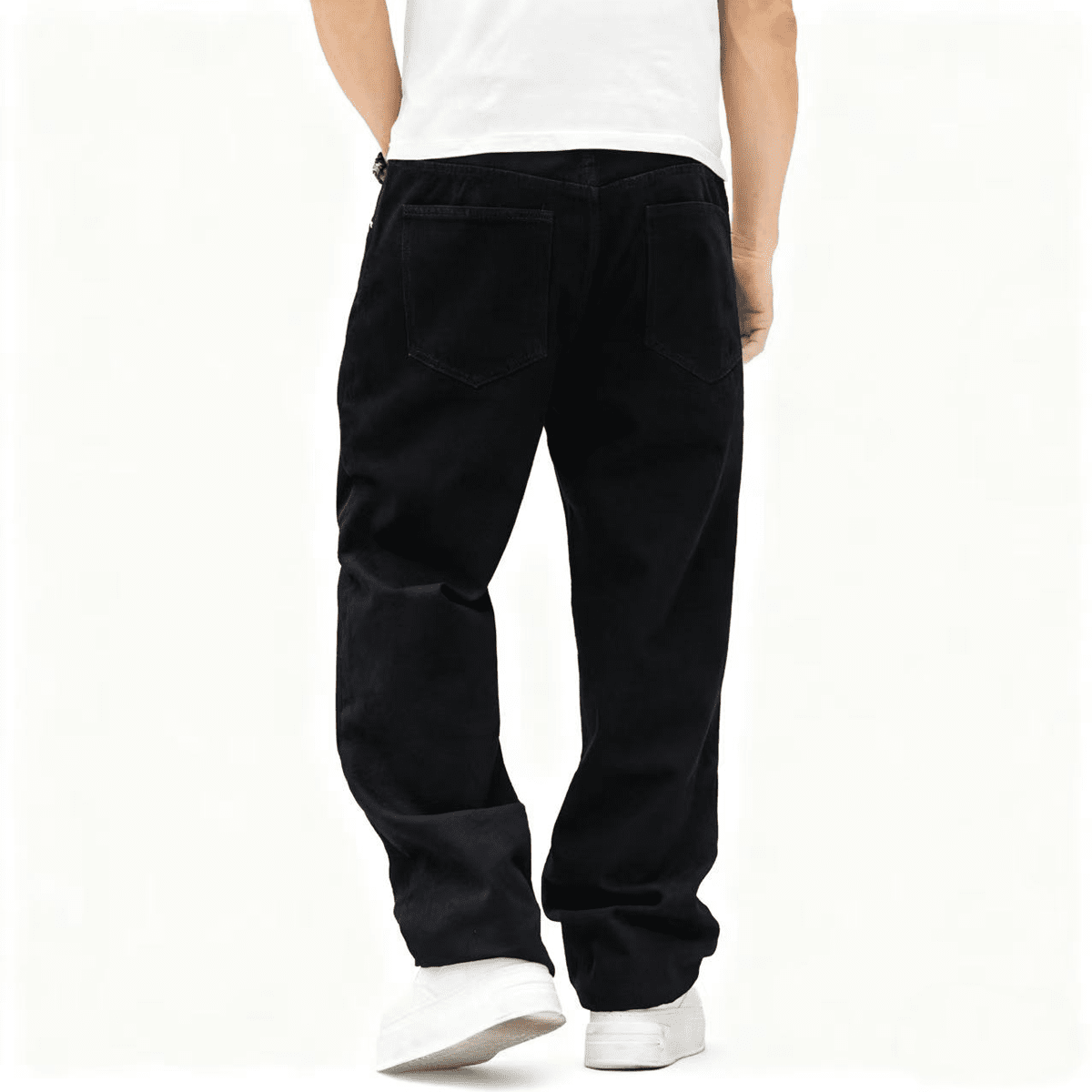 Unisex Relaxed Fit Straight-Leg Denim Jeans